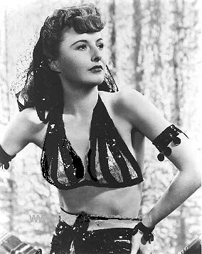 Wild and crazy Younger Mathin in a leather top at the Dungeon party